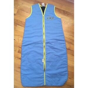 Sleep Huggers Sleep Sack Bag Quilted Size M 6-18 Months From 18 Lbs Blue Green